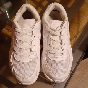 Girls All White Air Max Size 13C